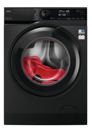 AEG LR7BLACK lavadora Carga frontal Negro 9 kg 1351 RPM A+++