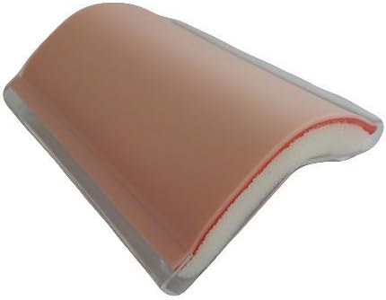 3 Layer Flesh Colour Skin Pad with Holder - Training Kit for Learning Practice