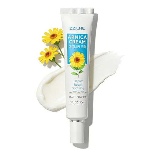 ZZILME Arnica Cream for Thin Skin Arnica Montana Cream with Vitamin K C & E Fast Absorbing Hydrating Cream for Face and Body Thin Sensitive Skin Under Eye Dark Circles 1 Fl Oz