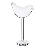 UPKOCH Glass Goblet Transparent Glass Cup Decorative Bird Shape Cocktail Glass for Home Bar...