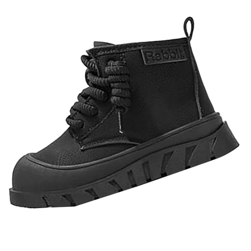 Water𝗽roof Side Zipper Boots for Kids Unisex Fall Winter Warm Outdoor Ankle Booties Toddler Hiking Sport Shoes