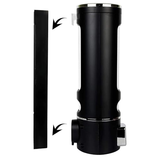 Image of CLIBO Wall Mounted Black Liquid Soap Dispenser 400ml ABS Plastic for Bathroom & Kitchen | Handwash, Shampoo, Conditioner, Lotion, Shower Gel Dispenser | Leak-Proof, Durable & Easy Refill (Pack of 1)