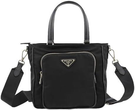 Prada Re-edition Nylon Saffiano Leather Tote Bag