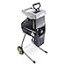 Sun Joe Wood Chipper Shredder, 15-Amp Corded Electric Yard Waste Shredding Machine with Collection Bag, 1.7 Inch Cutting Diameter, Black, CJ603E