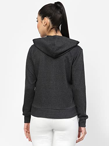 Image of UZARUS Women's Cotton Anthra Sweatshirt Hoodie