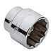 Sidchrome 12 Point 3/8-Inch Drive Socket, 7/8-Inch Size