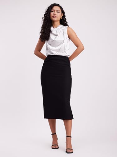 Image of FableStreet Women Cowl Neck Satin Casual Top | Perfect for Outings, Formal