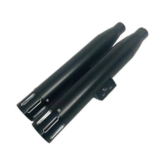 XUXRHMEAN Auspuffanlage Für Harley-Davidson Fat Boy Breakout Road King Und TAG Heuer Softail Motorradauspuff Motorrad Mittleres Rohr Auspuff(Beige)