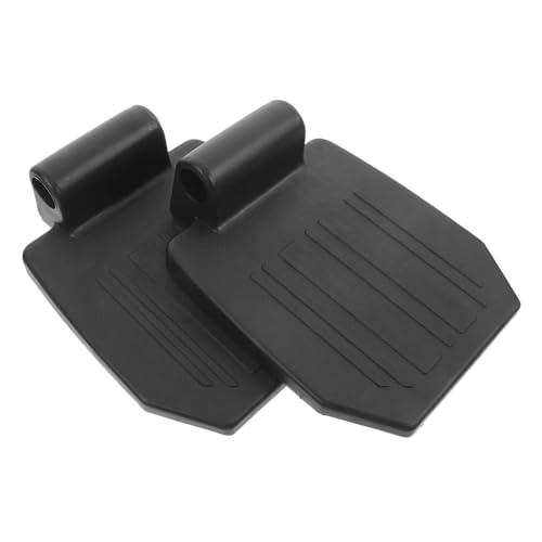 PACKOVE 2個車椅子用フットレスト パッド 昇降可能なホイールチェア用足置き 脚踏み台 交換用ペダル 高耐久設計 便利な移動性