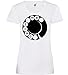 Shirt84.de Call me T-shirt pour femme Coupe féminine, Blanc., S
