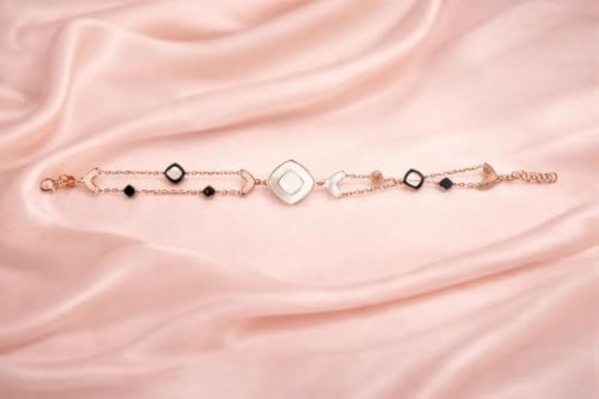 Women's 925 Sterling Silver Blush Harmony Bracelet, HUID