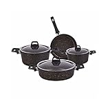 topfset wmf premium one Merkmale: Fleckenfreie Außenfläche, maximale feuerfeste Antihaftbeschichtung im Inneren, einfache Handhabung, elegante Griffe, maximale Zeit- und Energieersparnis, leicht zu reinigende Innen- und Außenbeschichtung aus Granit und 4 mm starker Korpus. Dank der speziellen hitzebeständigen Glasabdeckung kann der Kochvorgang leicht verfolgt werden. 2 Jahre Garantie. Ersatzteile werden mitgeliefert. Spülmaschinenfest.