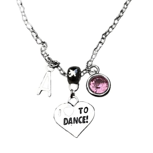 Personalized Dance Necklace, Dance Jewelry, Ballet Necklace, Perfect Gift For Dancers, Dance Recitals, Dance Teams & Dance Teachers