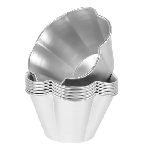 Ciieeo 6Pcs Cake Molds Mini Baking Tins for Pudding Flan and Cakes Versatile Cake Pans for Easy Demolding and Baking Delightful Treats