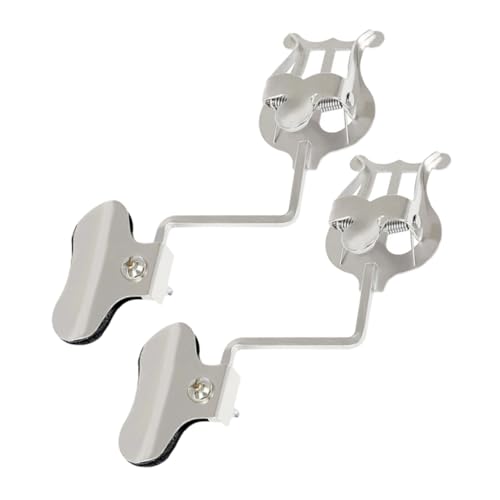 Toddmomy 2pcs Music Stand Sheet Music Clip Portable Lightweight for Piano Violin Cello Flute