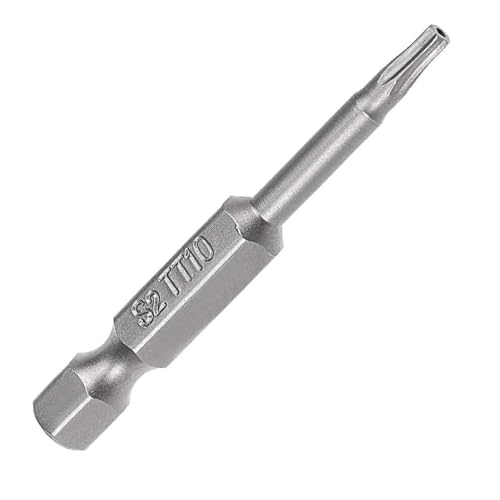 Puntas Torx T10 magnéticas de 50 mm con vástago hexagonal MACHSWON pack de 10 unidades 6