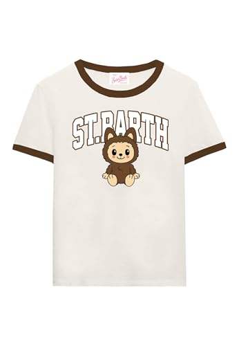 T-shirt manches courtes Saint Barth Mc2 EMI0003-Stb en maille de coton premium