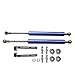 Produktbild Fronthaube Motorhauben-Gasfeder Für VW Für Corrado 1988-1995 Fronthaube Ändern Streben Refit Gas Frühling Lift Unterstützt Carbon Faser Stange Schocks Prop Dämpfer(Blue Carbon Fiber)