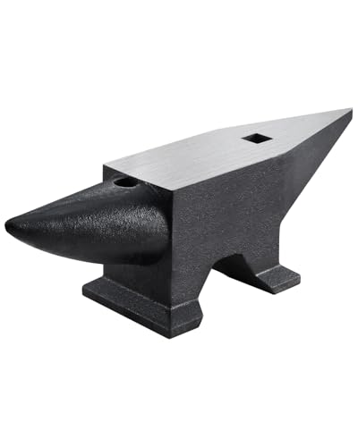 VEVOR Cast Steel Anvil, 132 Lbs/60kg Single Horn Anvil