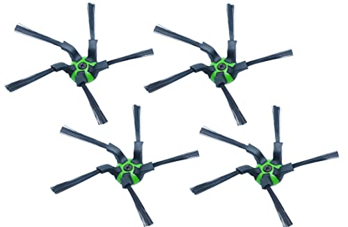 Kit 4 Cepillos Laterales TEKLiNe Compatible para iRobot Roomba S9 S9+ Plus Aspiradora Serie Accesorio Repuesto, Cepillos Laterales para Robot Series S9 S9+ Plus aspiradora Inalámbrico Reemplazo Cover