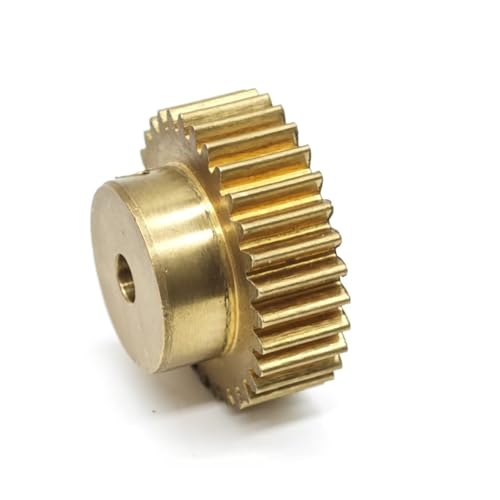 Engrenage droit module 0.7 de haute précision en cuivre robuste pour transmission durable