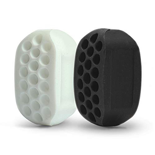 Jaw Exerciser 40 lbs Black and 20 lbs White Color Fitness Ball Resistance for Men and Women | Slim and Tone Your Face to Look Younger and Healthier | Jawline Facelifter Shaper Chin Neck Toning