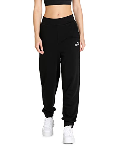 PUMA Damen Essentials+ bestickte Jogginghose für Damen, Black, M