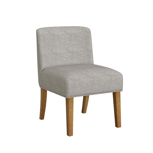Image of HomePop Low Back Dining Chair - Gray Woven (Single Pack)