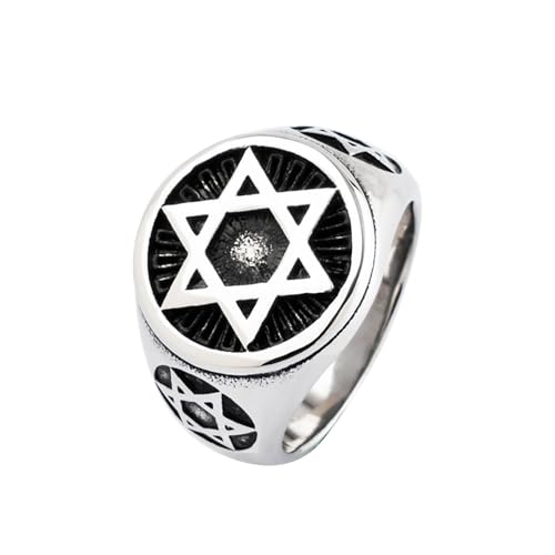 Men's Star of David Signet Ring