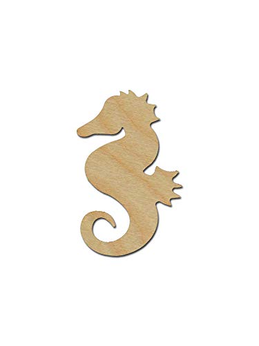 Seahorse Cut Outs Unfinished Wood Mini Seahorses 3