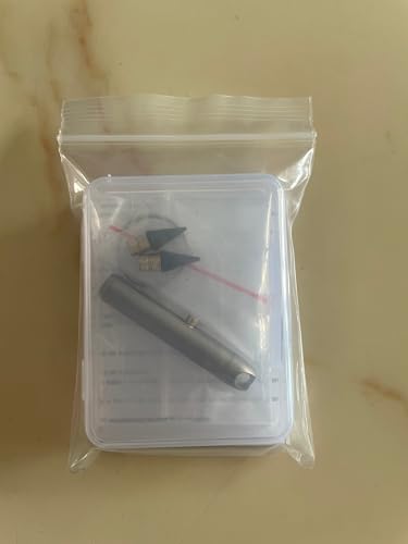 TIKIDESIGN Titanium Alloy Eternal Pen, 2.35" Length, with 2 Spare Tips and Keyring - Grey - Image 2