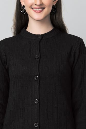 Image of HIFZAA Womens Woolen Long Cardigan Sweater for Women Winter wear for Ladies M to 4XL