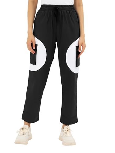 Image of ADDYVERO Women Cargo Lose Fitting Side Pockets Detailing High Waisted Casual Cargo Pant
