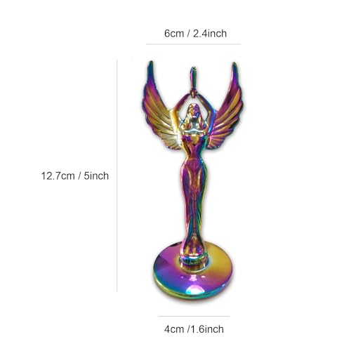Goddess Car Hood Ornament Metal Car Stickers Hood Ornaments for Cars Angel Car Front 3D Stand Emblem Badge Decal Sticker Ornament for Trucks Car Vehicle (Angel Stand)