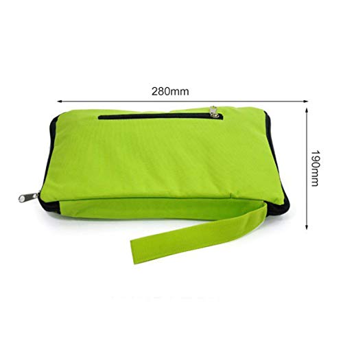 Yixikejiyouxian Große Kapazität, verdicktes Segeltuch, leichte, Faltbare Einkaufstrolley-Radtasche, einfarbige Traval… – Bild 8