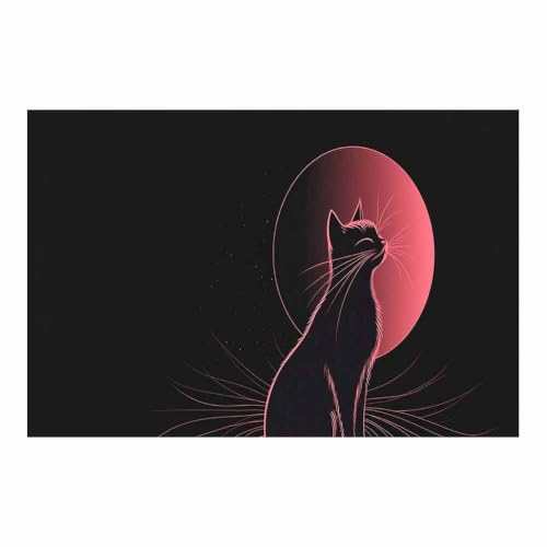 Peinture murale rose 80x120cm pour habiller un grand mur de salon sans cadre