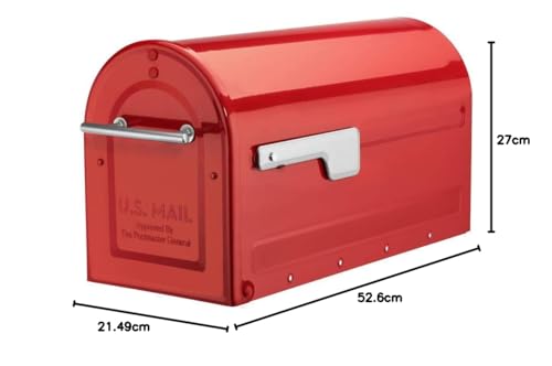 ARCHITECTURAL MAILBOXES 7900-7R-SR Boulder Briefkasten, rot