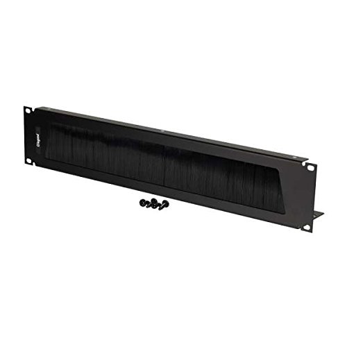 C2G 14600 2U Cable Pass Through Panel with Brush Strip TAA Compliant  | amzdealz
