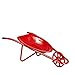 Dollhouse Red Single Wheel Wheelbarrow Miniature Garden Yard Accessory 1:12