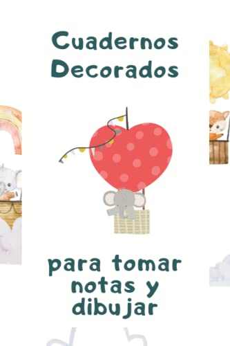 Cuadernos decorados para tomar notas y dibujar: Libreta de apuntes para dibujar, tomar notas y hacer listas.