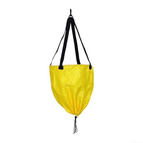 Water Sports Swimming Training Aid Drag Parachute With Adjustable Resistance Belt Yellow Black 4030cm(yellow)