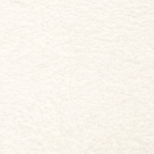 Pico Textiles 3 Yards Bolt - Ivory Solid Fleece Fabric - Solid Color Fleece Fabric - Sold by The Bolt - Variety of Colors - Ideal for Sewing Projects, Scarves, No Sew Fleece Throws and Tie Blankets.