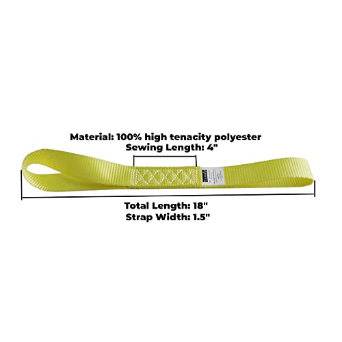 Yuoneiy Soft Loop Tie Down Straps (4Pk) Heavy Duty Motorcycle Loops Straps Tie-Downs 1.5” X 18” X 10000 Lbs For Atv, Utv Trailer #TOP2