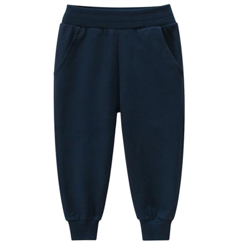 Image of Little Boys Jogger Pants Toddler Boys' Drawstring Elastic Waist Cotton Casual Sweatpants 1PC / 2 PCS Set