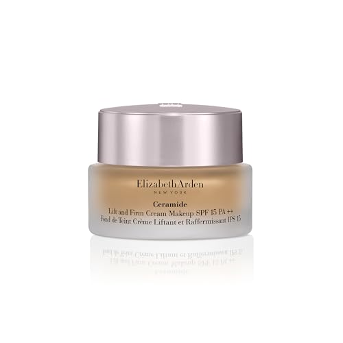 Elizabeth Arden Ceramide Lift and Firm Makeup SPF15 PA++ (30ml) in 410N, Creamy Foundation, Radiant Finish, for Normal to Dry Skin