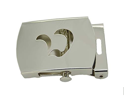 Old English Initial"V" Canvas Military Web"Black" Belt & Silver Buckle 60 Inch2