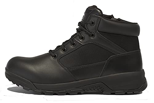 Belleville Spear Point BV915Z 5” Lightweight Black Tactical Boots for Men with Zipper - Military Boots for Police & Security Personnel - Zone Traction Rubber Outsole4