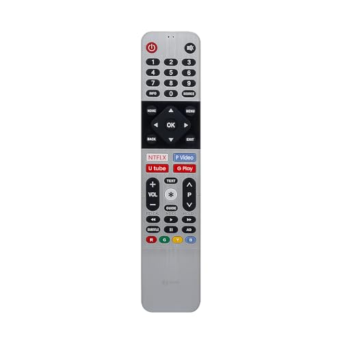 Image of 7SEVEN Compatible with Sansui TV Remote Control Suitable for JSW32ASFHD JSW40ASFHD JSW43ASFHD Android FHD LED HDR Tv Non Voice Command - Match Keys Exactly with Existing Remote Controller
