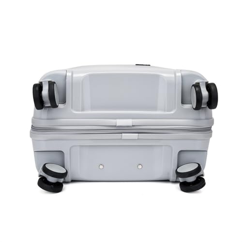 Luggage Sets PP Material Suitcase Three Piece Set Silent Universal Wheel Trolley Suitcase Large Capacity Password Cabin Suitcase Suitcase(Pink)3