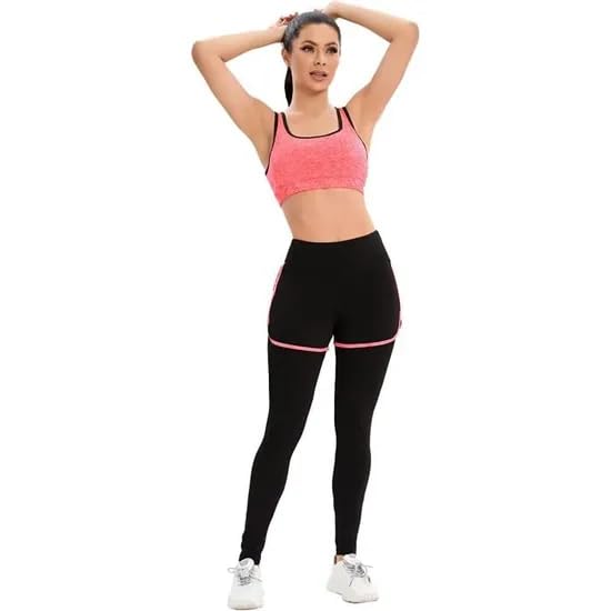 Damskie zestawy dresowe do biegania 5 sztuk, stroje sportowe, siłownia, joga, lekkoatletyka, fitness, jogging, dres sportowy